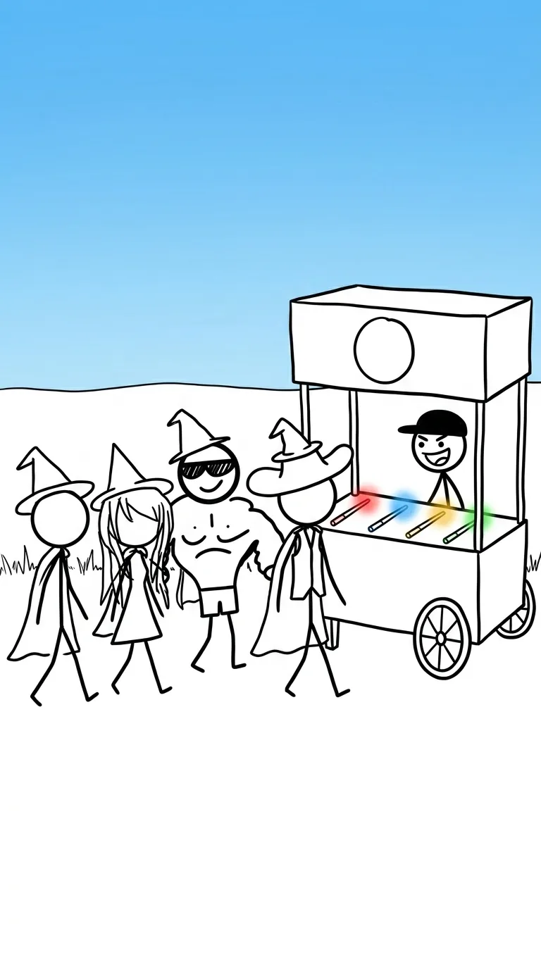 Vendor Stickman